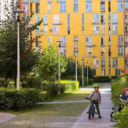 Смарт Квартира В Жк Комфорт Таун Kyiv Exterior photo